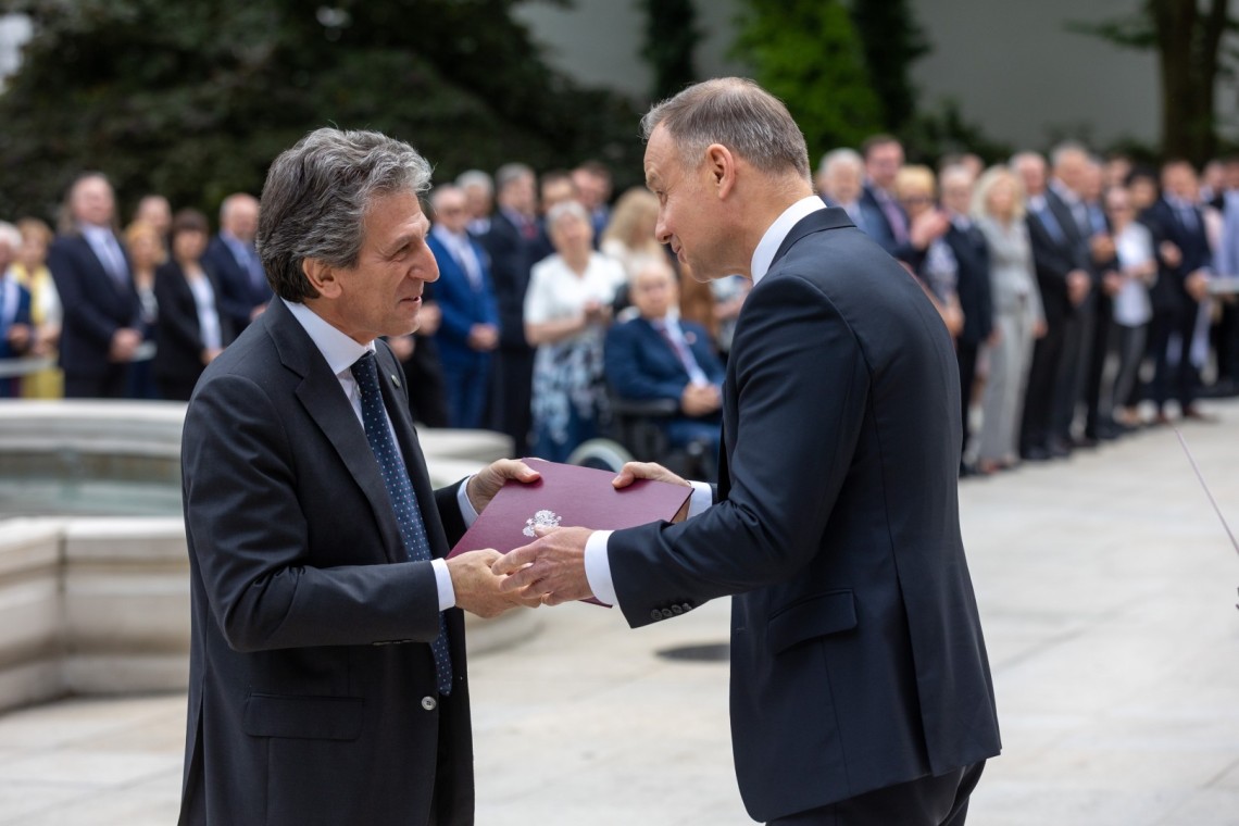 Prof. Paolo Di Barba otrzymał akt nominacyjny od Prezydenta RP