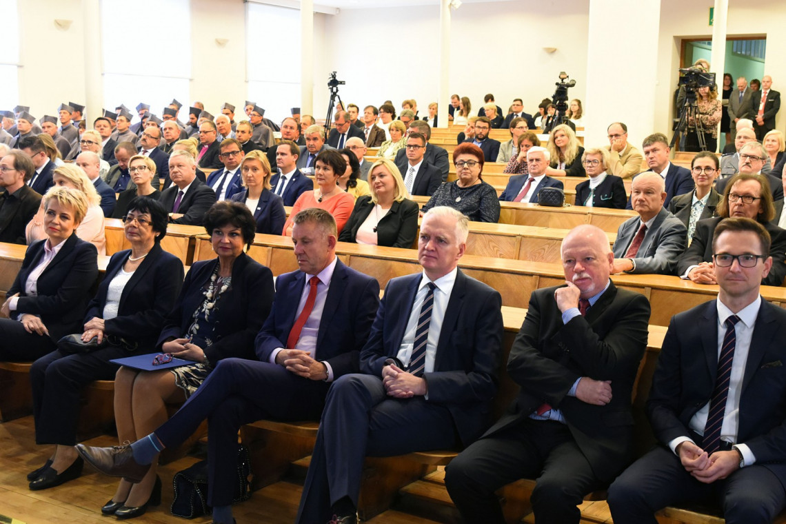 Goście uroczystej inauguracji roku akademickiego