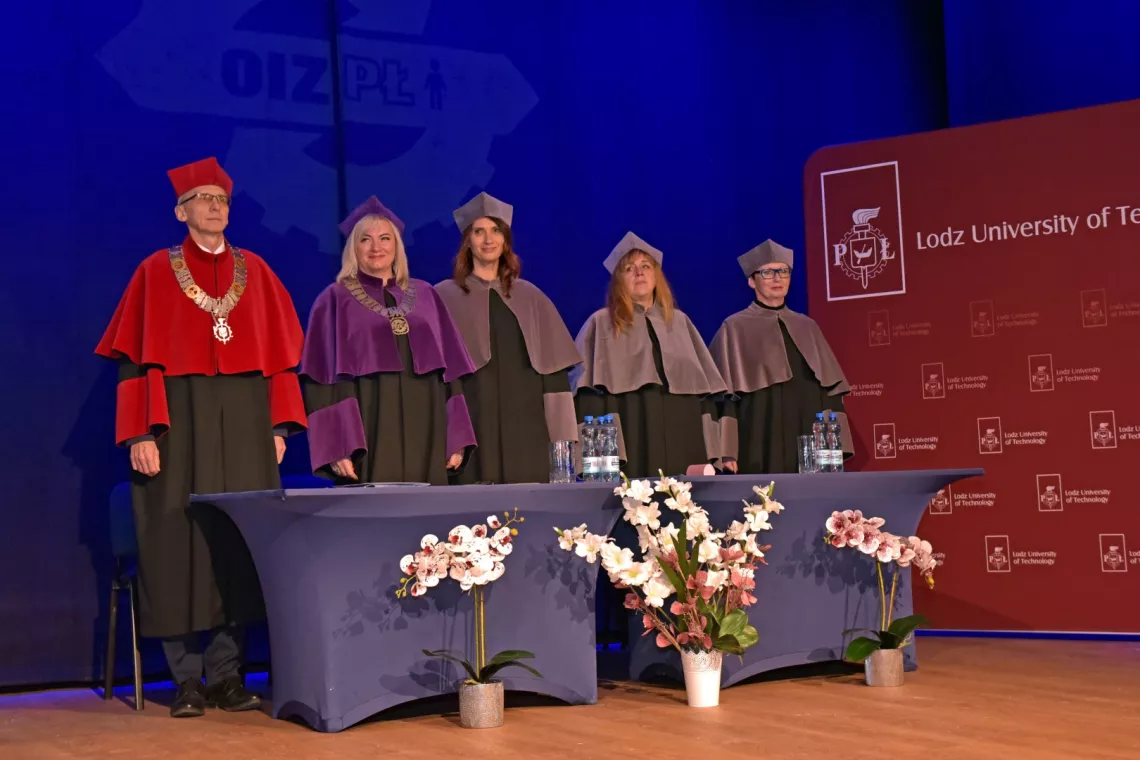 W Gali wziął udział prorektor ds. rozwoju PŁ oraz władze Wydziału OiZ