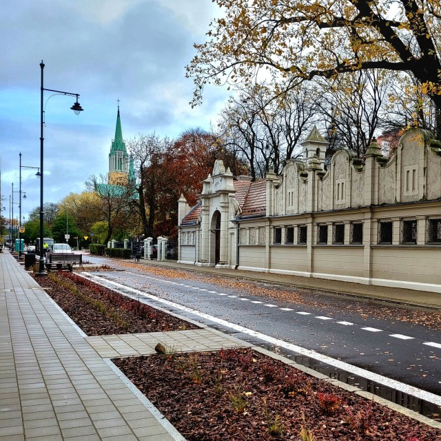 Wyremontowany odcinek ulicy Skorupki