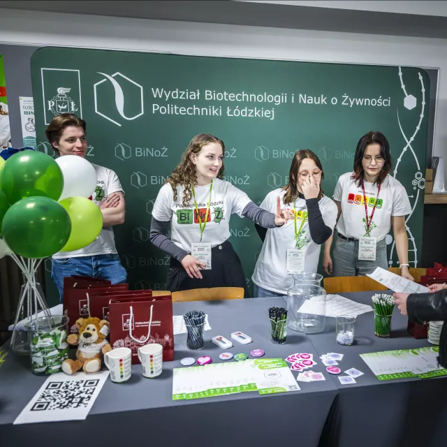 Stoisko na Dniu Wydziału BiNoŻ